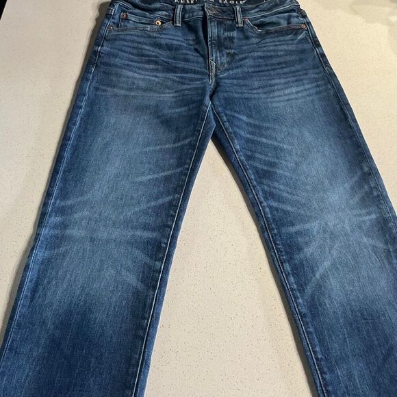 American Eagle Flex Fit + Original Straight Leg Jeans Size 29x32 - Picture 3 of 9